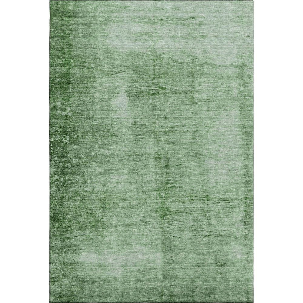 Mayfield Premium Machine Washable Abstract AMF1884 Green 3 ft. x 5 ft. Area Rug price history on PriceWatchPro
