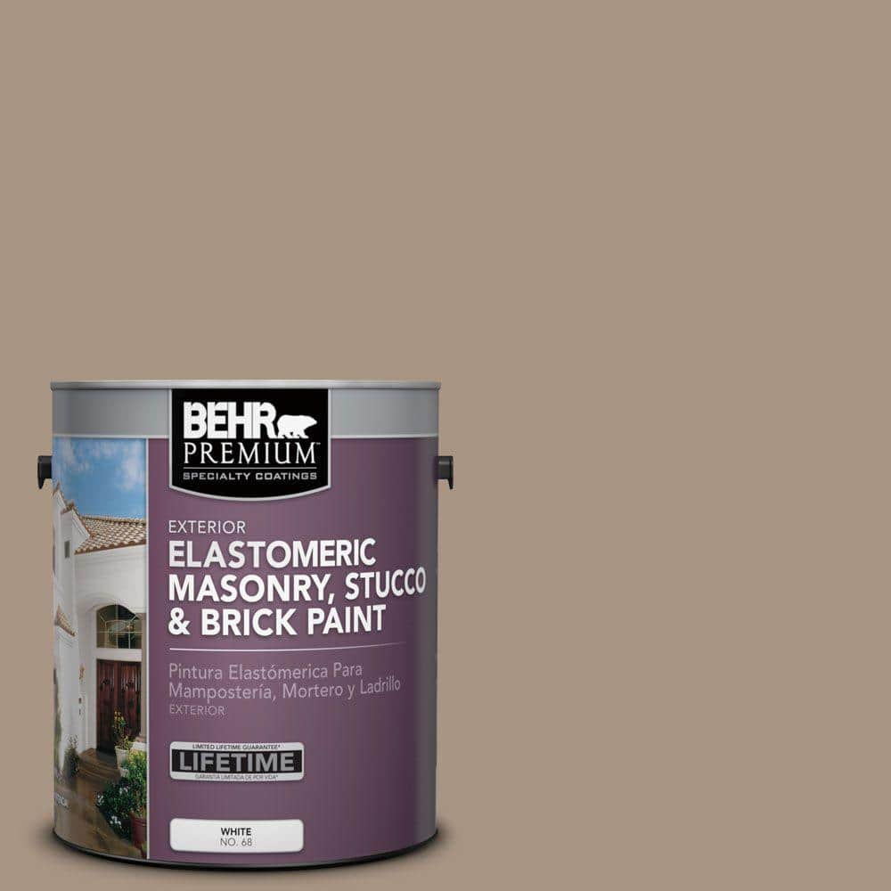 BEHR PREMIUM 1 Gal MS 24 River Stone Elastomeric Masonry Stucco And   River Stone Behr Premium Masonry Paint 06701 64 1000 