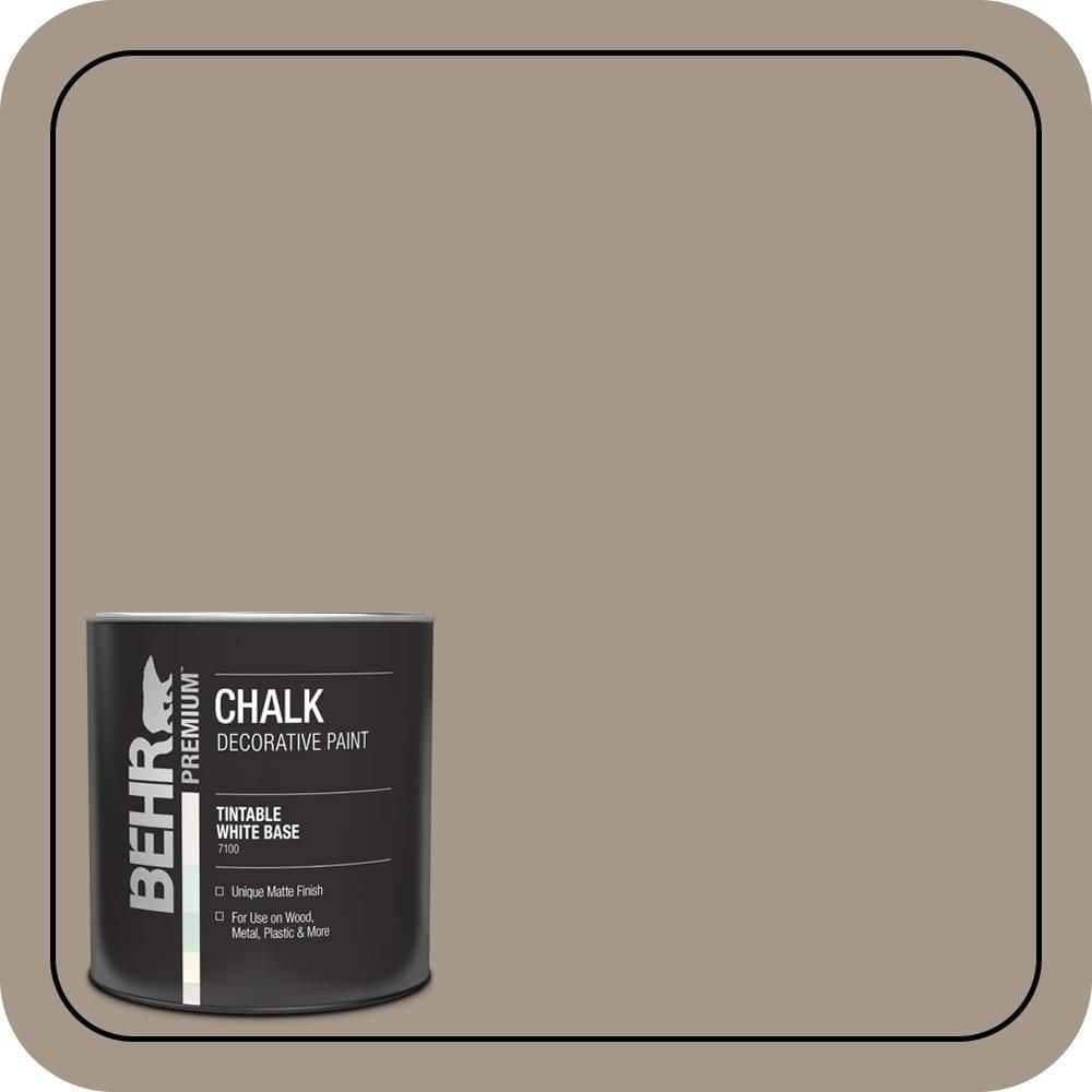 BEHR 1 qt. #N220-4 Shiitake Interior Chalk Finish Paint 710004