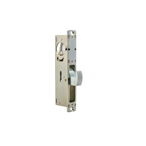 Storefront 1-1/8 in. Mortise Hookbolt Function Door Lock in Aluminum