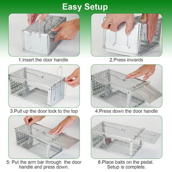 High Sensitivity Rat Trap Cage-Stainless Steel Construction