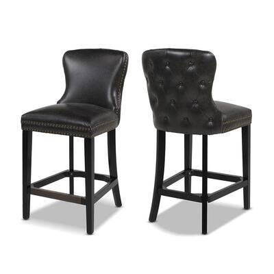 Counter Height 24 27 In Bar Stools Kitchen Dining Room Furniture The Home Depot