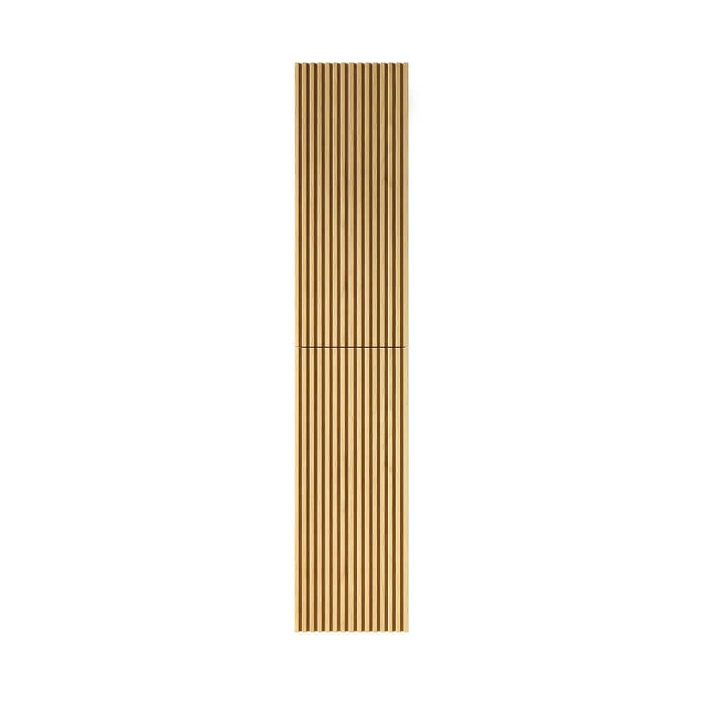 "11.81""W x 11.81""D x 59.06""H Plywood Bathroom Wall Cabinet in Golden Oak" price history on PriceWatchPro