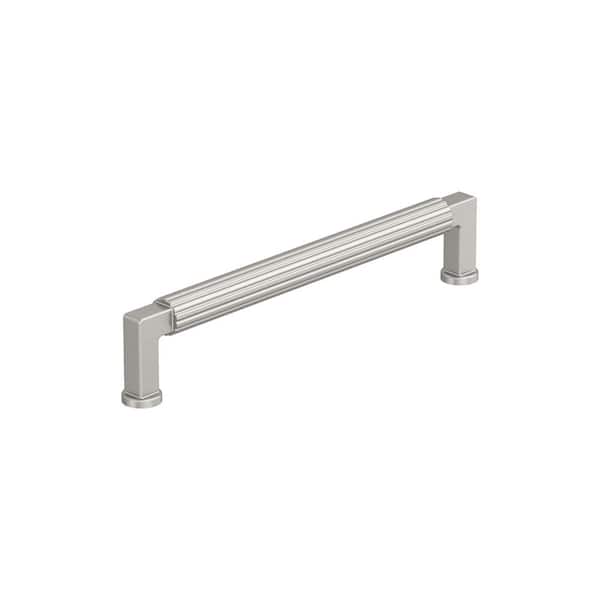 Amerock Ballard 6-5/16 in. (160 mm) Center-to-Center Satin Nickel Bar Cabinet Pull