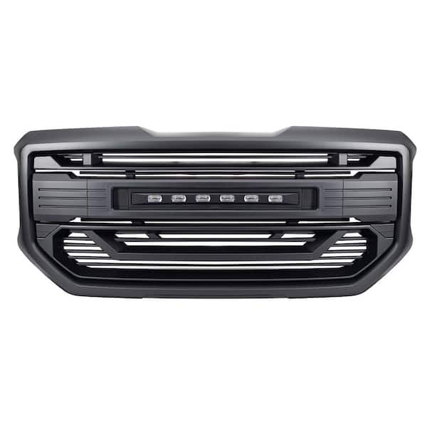 Armor Grille for 2016 to 2018 GMC Sierra 1500, Matte Black