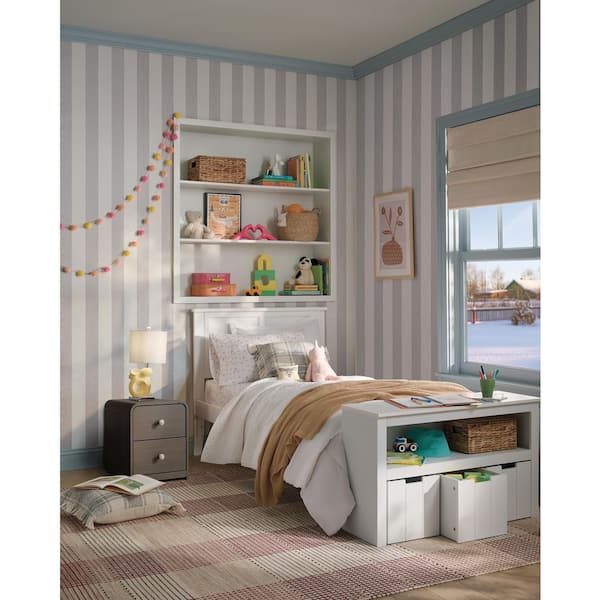 Kid Toy Storage Cabinet 3-Drawer Chest with Wheels Large Storage Cube Shelf