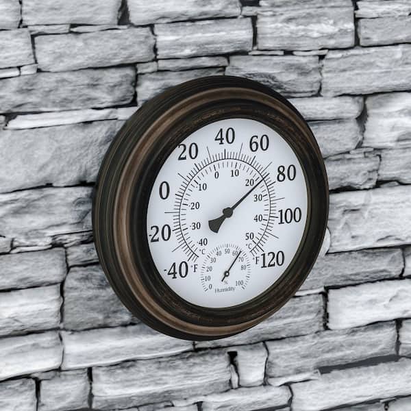 https://images.thdstatic.com/productImages/695329bc-aee6-4db5-8de0-7ee4e6b952b7/svn/browns-tans-pure-garden-outdoor-thermometers-hw1500111-4f_600.jpg
