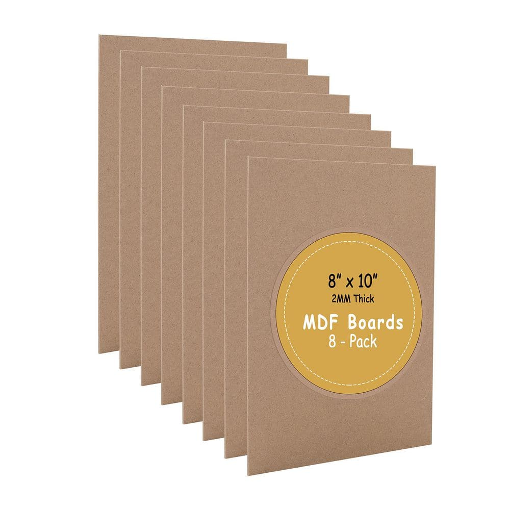 0.0 7 in. x 0.67 ft. x 0.83 ft. MDF Board with Smooth and Sanded Edges for 