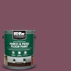 1 gal. #PPU1-19 Classic Berry Low-Lustre Enamel Interior/Exterior Porch and Patio Floor Paint