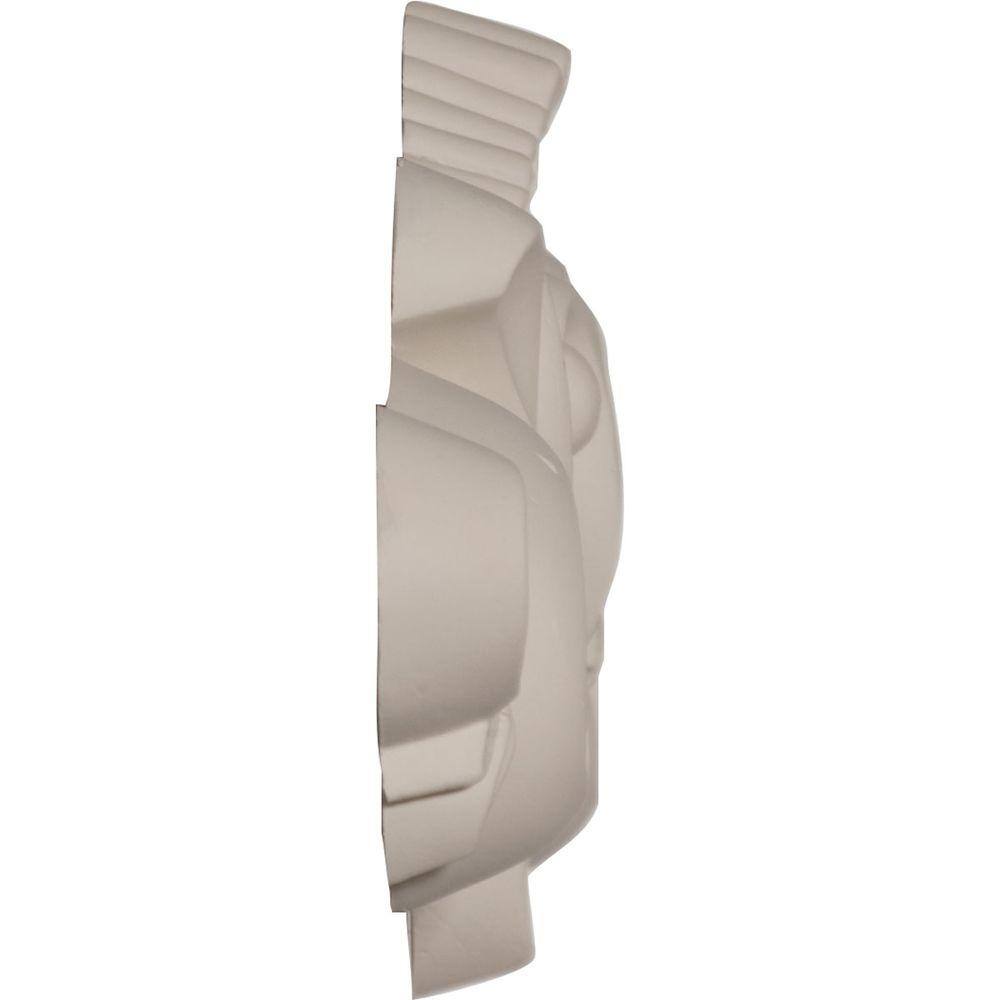 Primed Gray Polyurethane Shell Onlay Moulding 14 3/8"W x 4 1/2"H