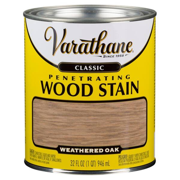 Varathane - 1 qt. Weathered Oak Classic Wood Interior Stain