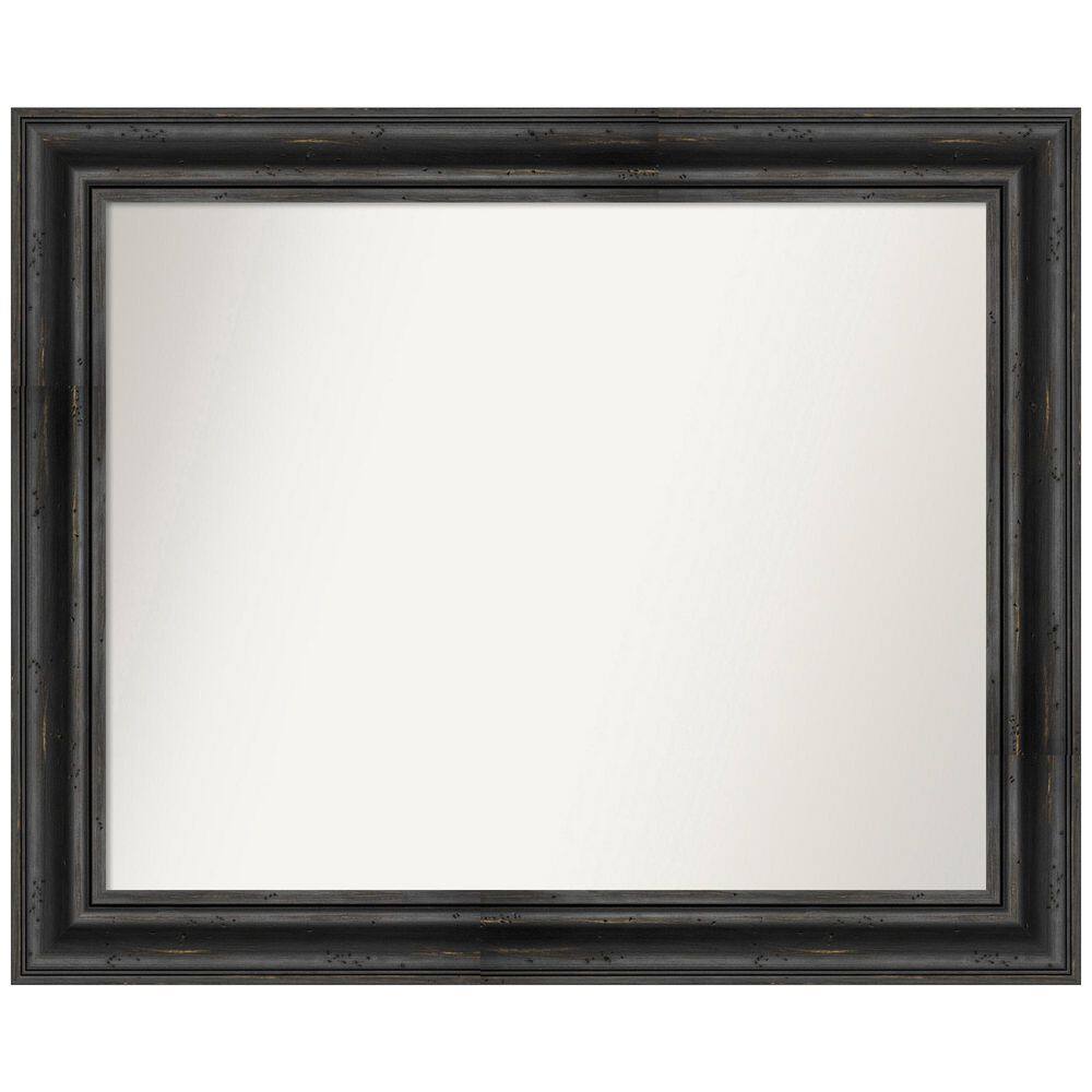 Rustic Black Pine Full Length Rectangular Bathroom Vanity Mirror
