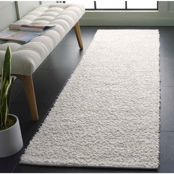 Renewal 2 ft. x 8 ft. Light Green/Ivory Abstract Striped Runner Rug