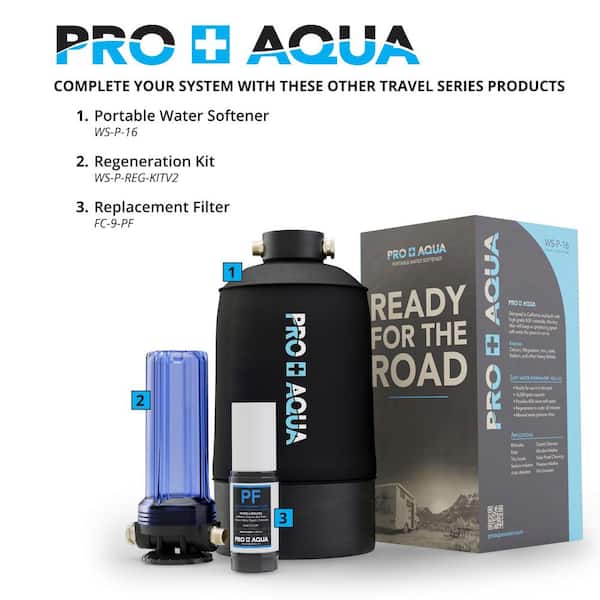 On The Go Portable Water Softener Draining 