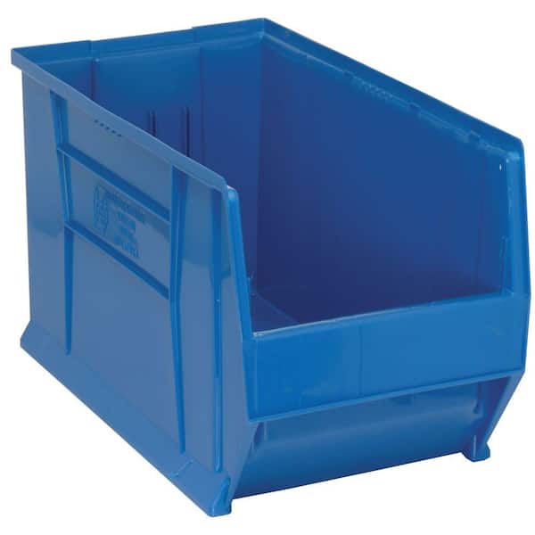 30 in. Quantum Hulk 28 Gal. Storage Tote in Blue (1-Pack)