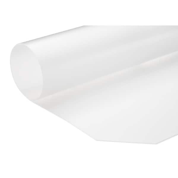 Clear Plastic Shelf Liner, Non-Adhesive Roll for Kitchen, Fridge