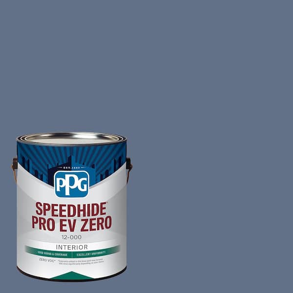 PPG SPEEDHIDE Pro-EV Zero 1 gal. PPG1164-6 Blue Cloud Semi-Gloss Interior Paint