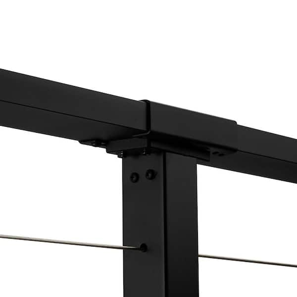 16 ft. Deck Cable Railing in Black