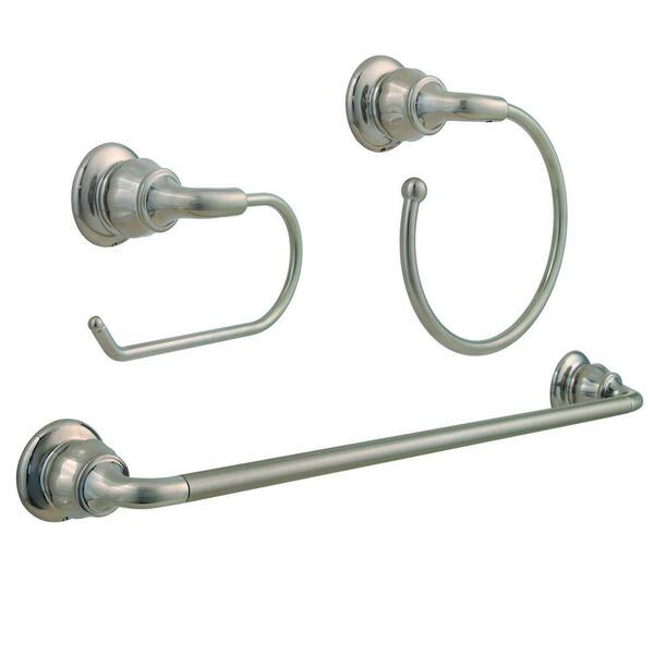 Pfister Promo Treviso 18 in. Towel Bar Hardware Kit in Brushed Nickel