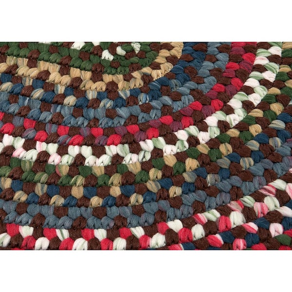 Chestnut Knoll Saddle Brown 6 ft. Round Area Rug