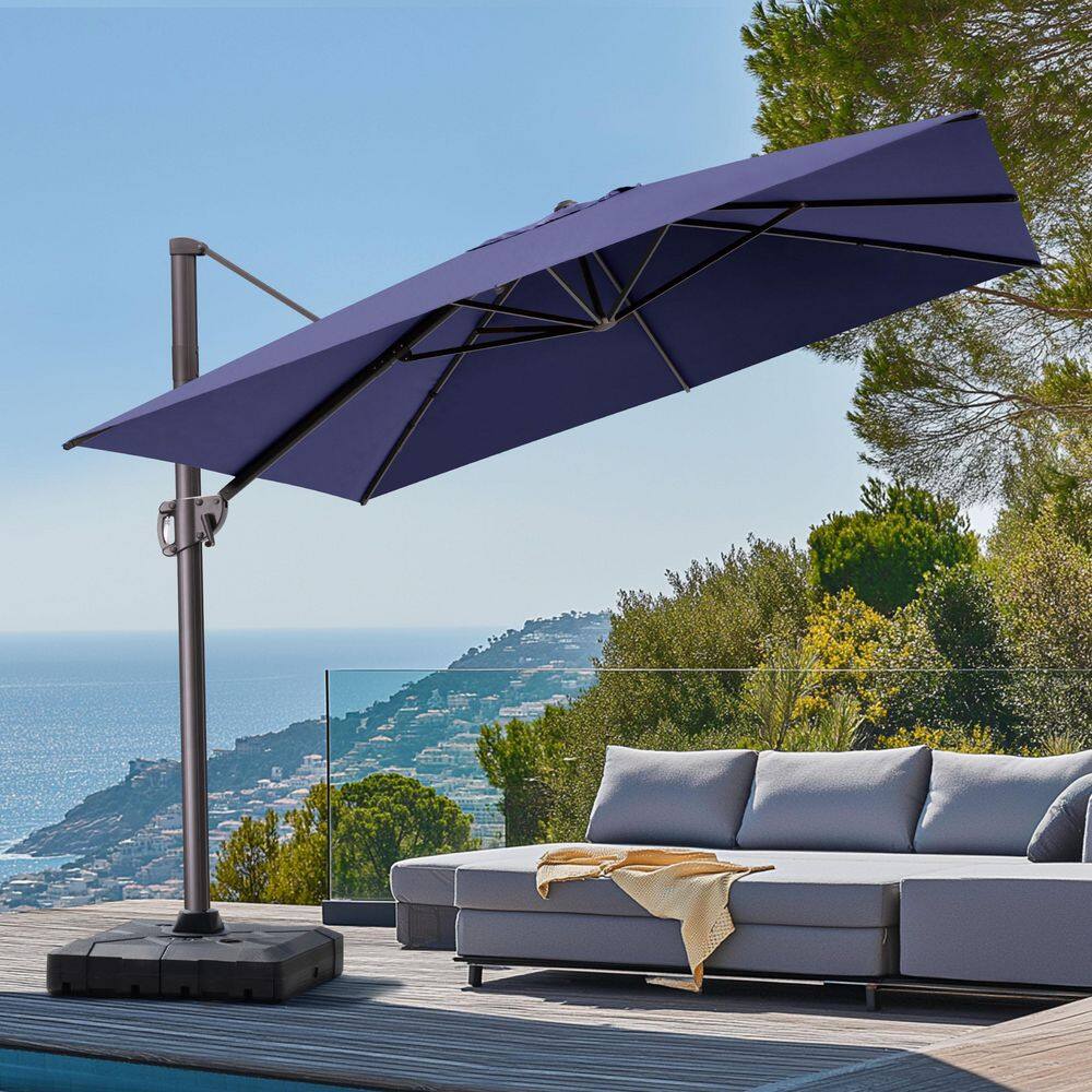 california umbrella navy offset 11-ft patio umbrella with base Elm 10 ft. Outdoor / Cantilever Hanging the Outdoor Umbrella provides reliable protection against sun 11 FT Outdoor Square Patio
