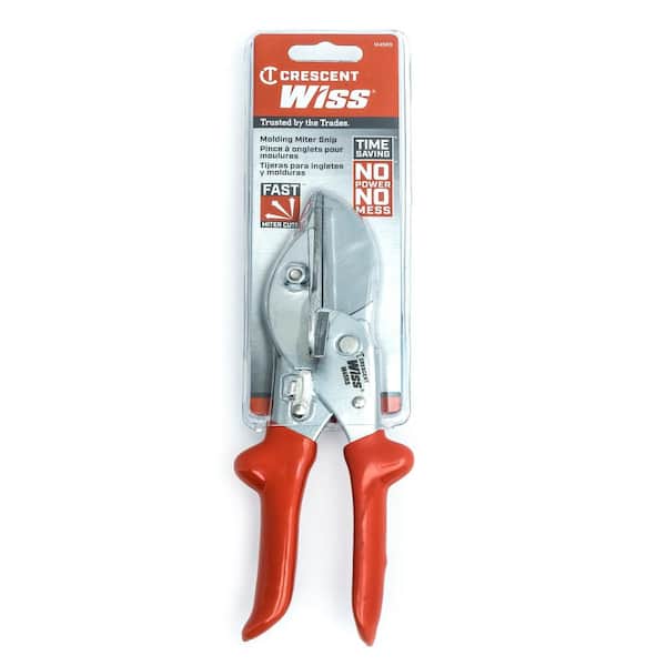 Wiss 8-1/2 in. Molding Miter Snips M45RS - The Home Depot