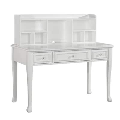 Thure Kids 47.5 Art Desk with Optional Hutch Mack & Milo Color: Dove Gray