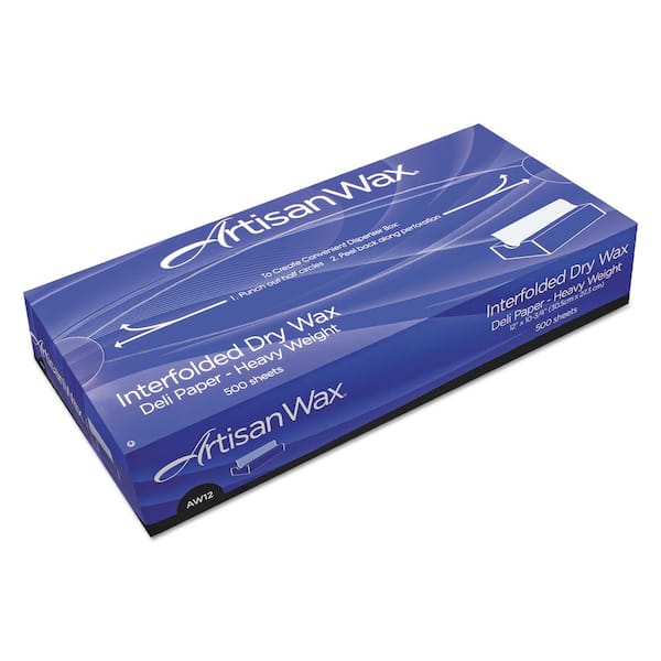Bagcraft ArtisanWax Interfolded Dry Wax Deli Paper, 10 x 10.75, White (6000-Pack)