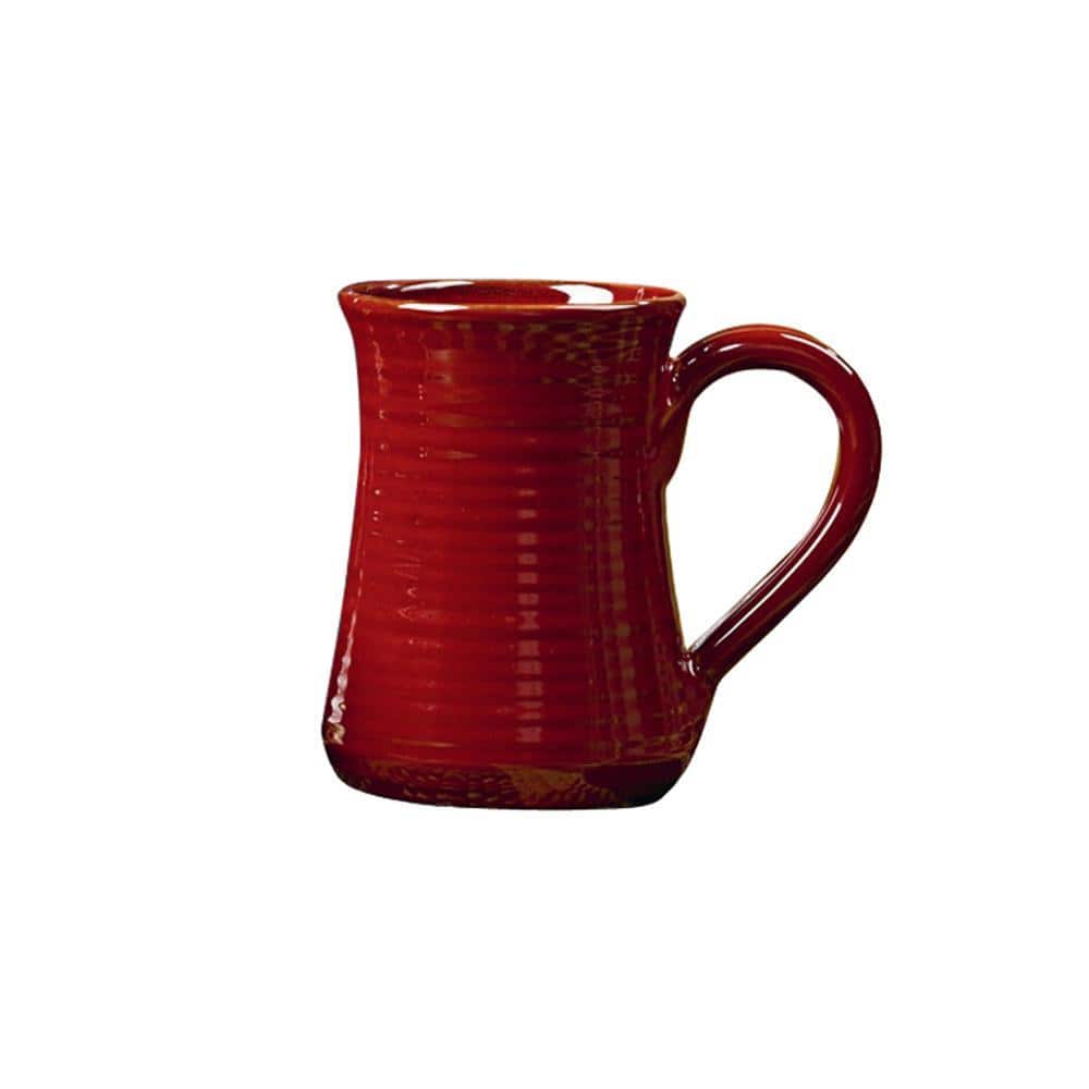 Park Designs Aspen 18 oz. Red Ceramic Coffee Mug (Set of 4) 479-660M - The  Home Depot