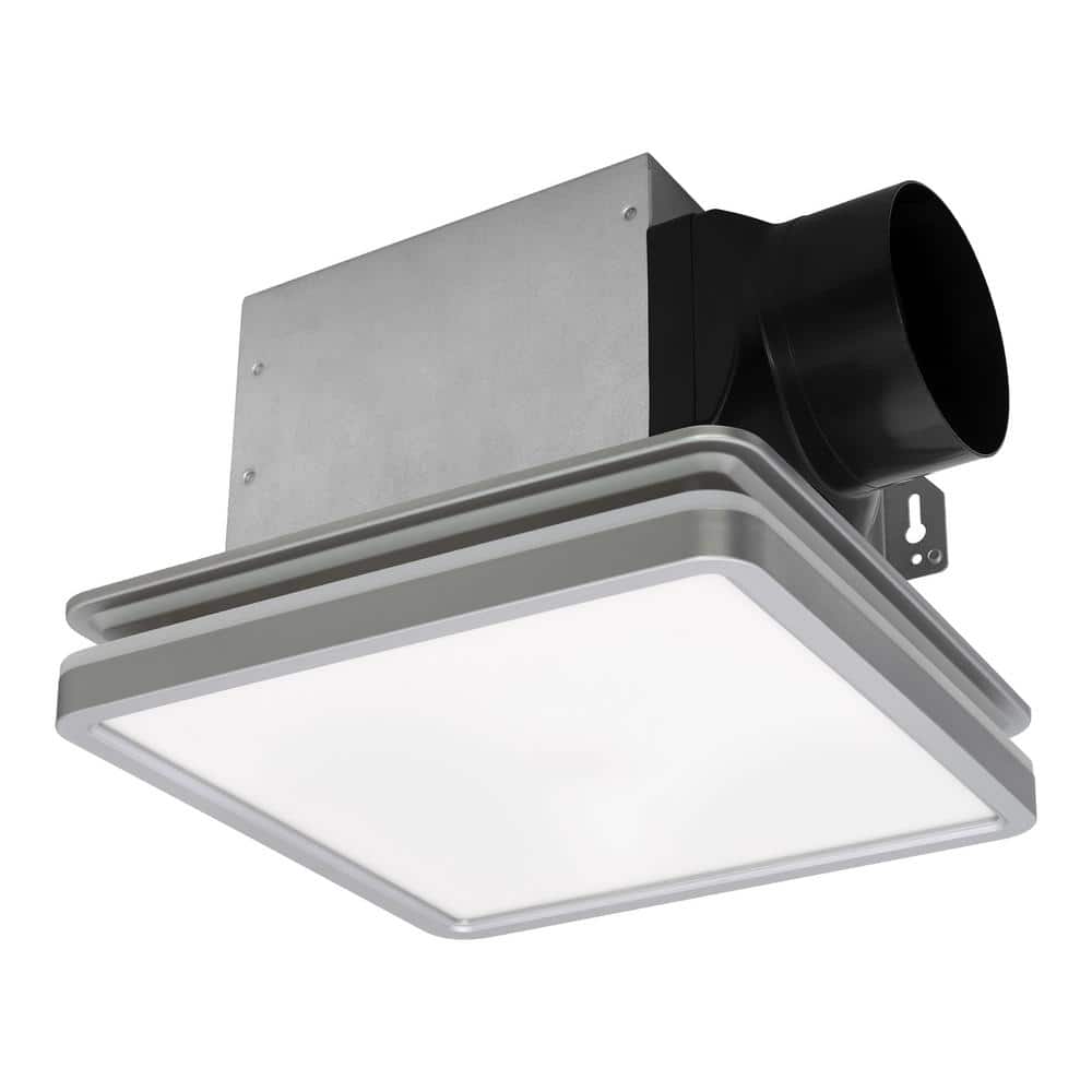 Akicon Bathroom Exhaust Fan with Light, Dimmable 3CCT LED Light with Night Light, 80 CFM, 2