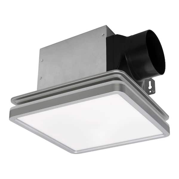 Akicon Bathroom Exhaust Fan with Light, Dimmable 3CCT LED Light with ...