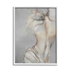 Traditional Portrait Nude Woman Baroque Painting Design By Liz Jardine Framed People Art Print 14 in. x 11 in.