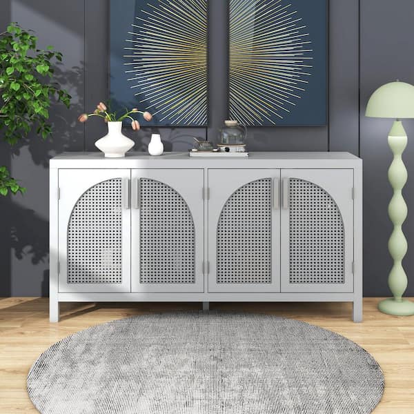 Grey Display Sideboards For Entrance Hall Stable High Carbon Steel