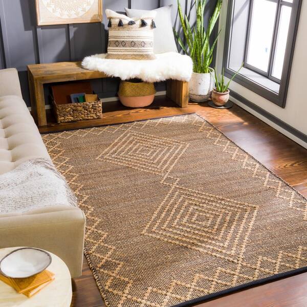 Artistic Weavers Marquez Black Tan 8 Ft, Black And Tan Living Room Rug
