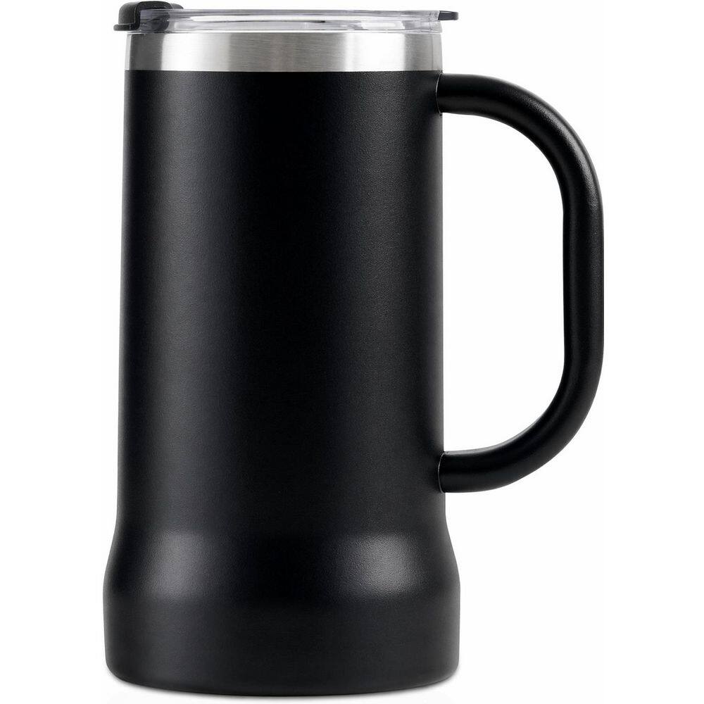 24 oz Stainless Steel Beer Stein Tumbler with Lid, Double-Wall Vacuum Insulated Mug price history on PriceWatchPro