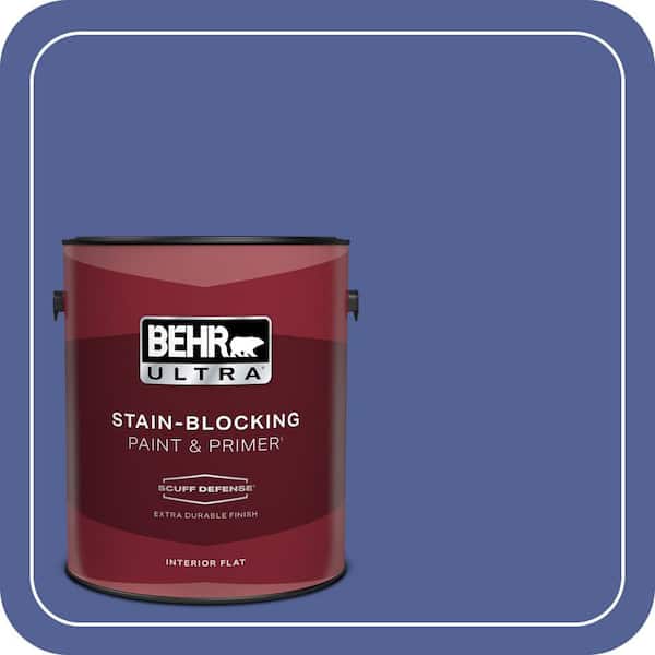 BEHR ULTRA 1 gal. #610B-7 Breathtaking Extra Durable Flat Interior Paint & Primer
