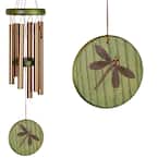 Signature Woodstock Habitats Chime, 17 in. Green Dragonfly Wind Chime