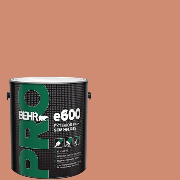 BEHR PRO 1 gal. #M190-5 Fireplace Glow Semi-Gloss Exterior Paint