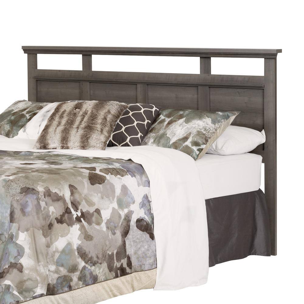 Versa Gray Maple King Wood Headboard
