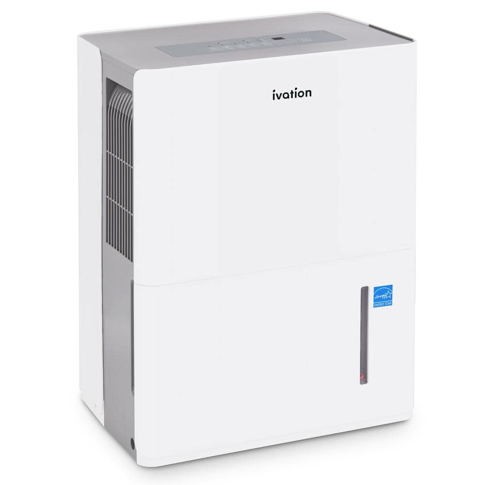 Ivation 20 Pint Energy Star Dehumidifier with Continuous Drain Hose ...