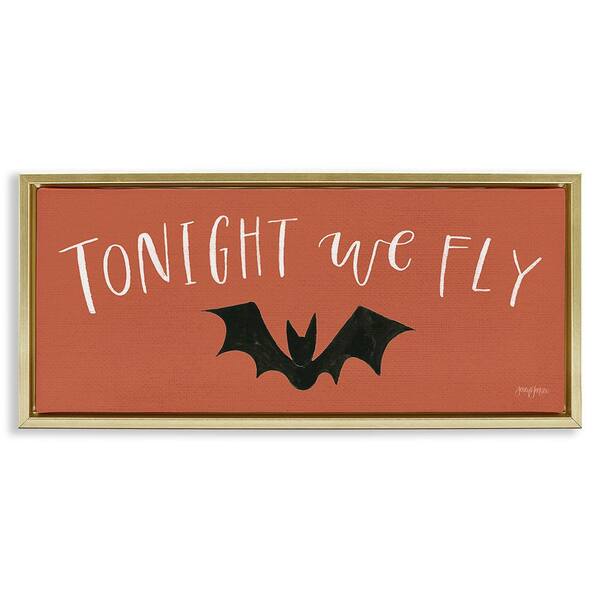 Stupell Industries Tonight We Fly Halloween by Jenaya Jackson 1 Piece