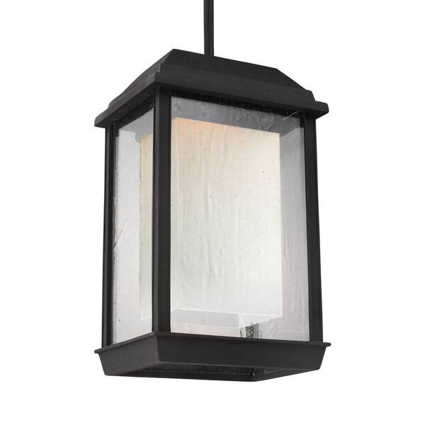 Generation Lighting McHenry Textured Black Integrated LED Outdoor 13.25 in. Hanging Pendant