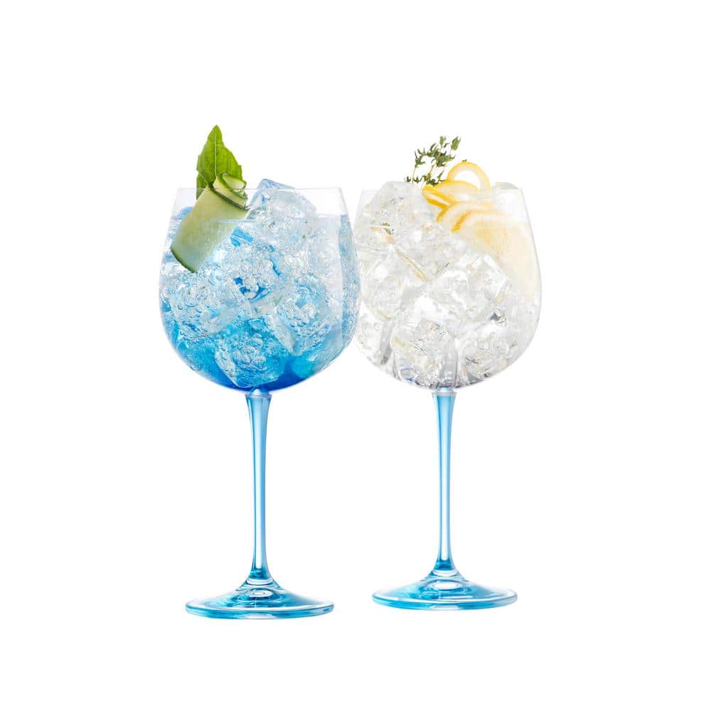 Galway Gin and Tonic Blue Pair G600142 - The Home Depot