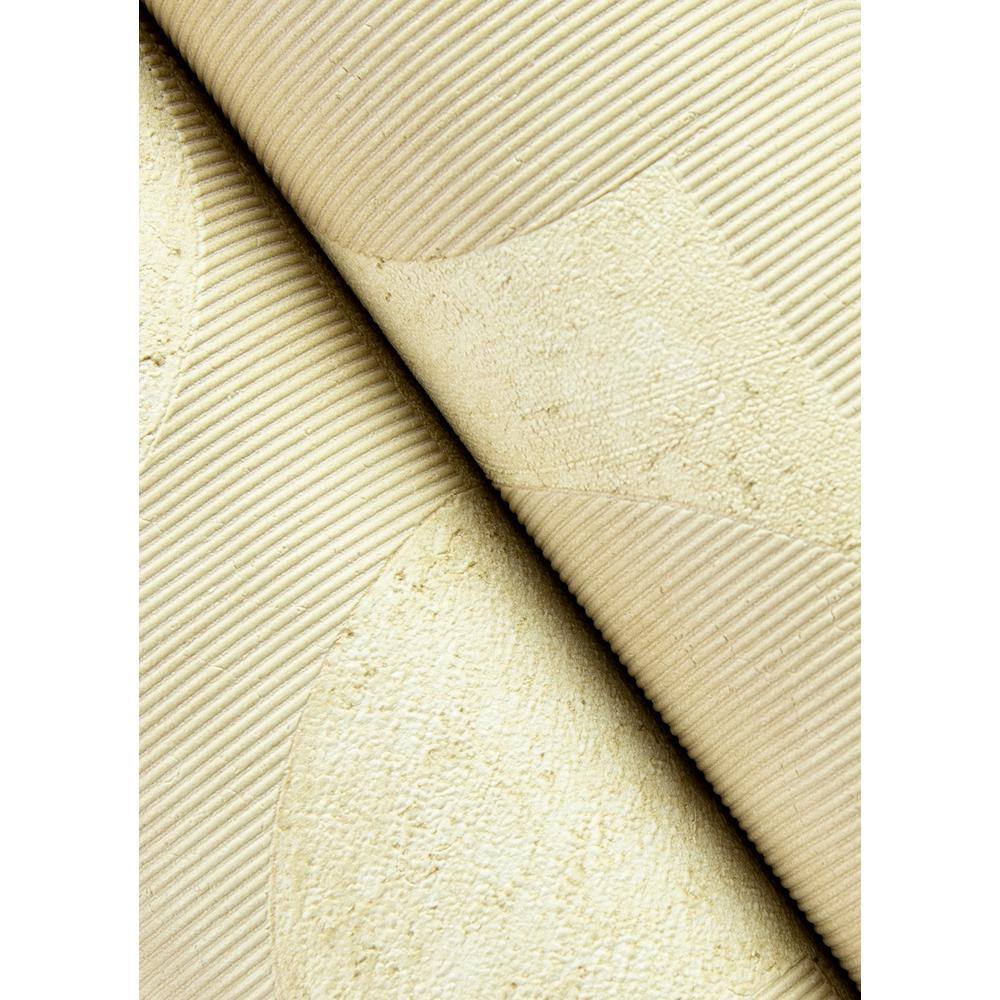 Light Brown Geometric Circles and Rectangles Non-Woven Wallpaper