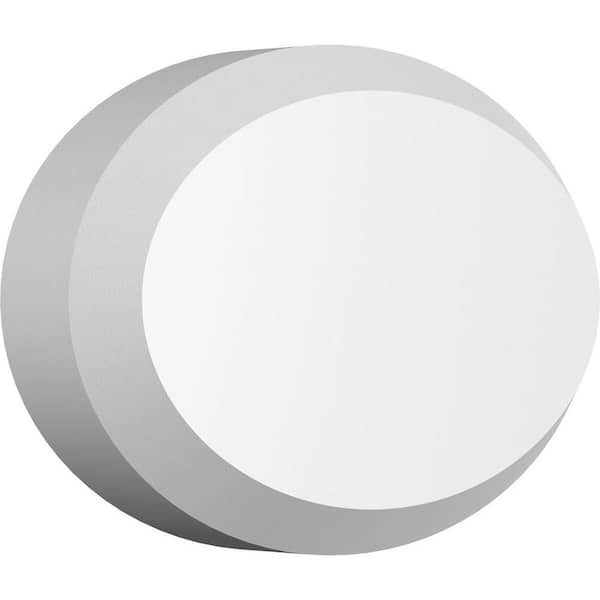Ekena Millwork 4 in. W x 2-3/4 in. H x-3/4 in. P Standard Dalton Rosette with Beveled Edge (2-Pack)