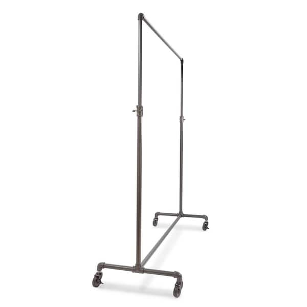 Econoco Gray Steel Clothes Rack 60 in. W x 72 in. H