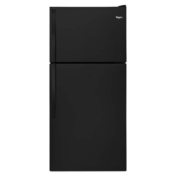 Whirlpool 18.2 cu. ft. Top Freezer Refrigerator in Black