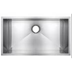 27 in. x 18 in. x 10 in. Stainless Steel Undermount Laundry Sink