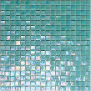 Skosh Glossy Winter Green 11.6 in. x 11.6 in. Glass Mosaic Wall and Floor Tile (18.69 sq. ft./case) (20-pack)