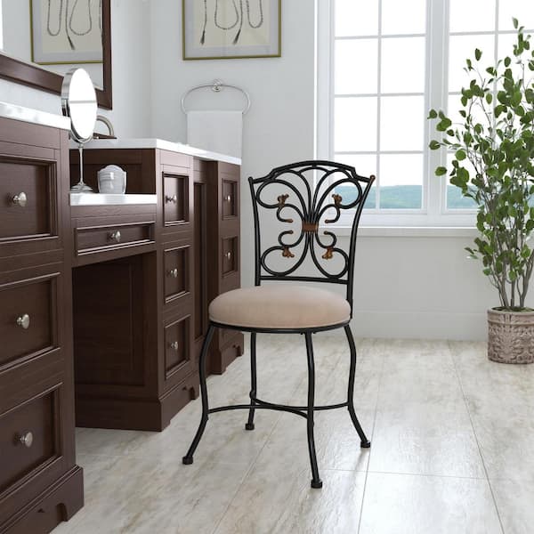 https://images.thdstatic.com/productImages/69618323-d5f5-4d2a-834b-1419e2f7cefc/svn/black-gold-hillsdale-furniture-makeup-vanity-stools-50833a-76_600.jpg
